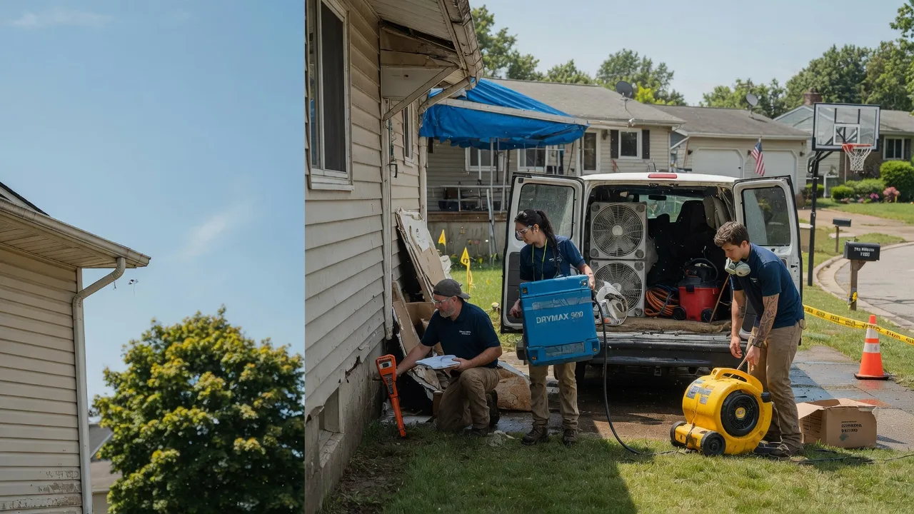 Ceiling Leak Cleanup in Niagara, WI near me